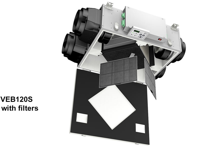 VEB120S, with filters